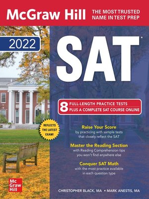 cover image of McGraw-Hill Education SAT 2022